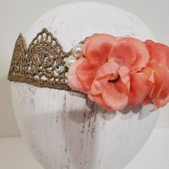 Baby Girl Crown Headband - Picture 3 of 6